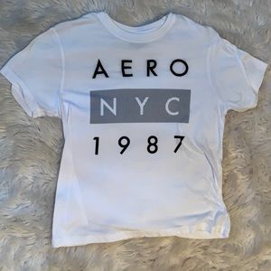 white aero shirt